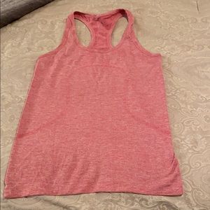 Pink lulu tank top